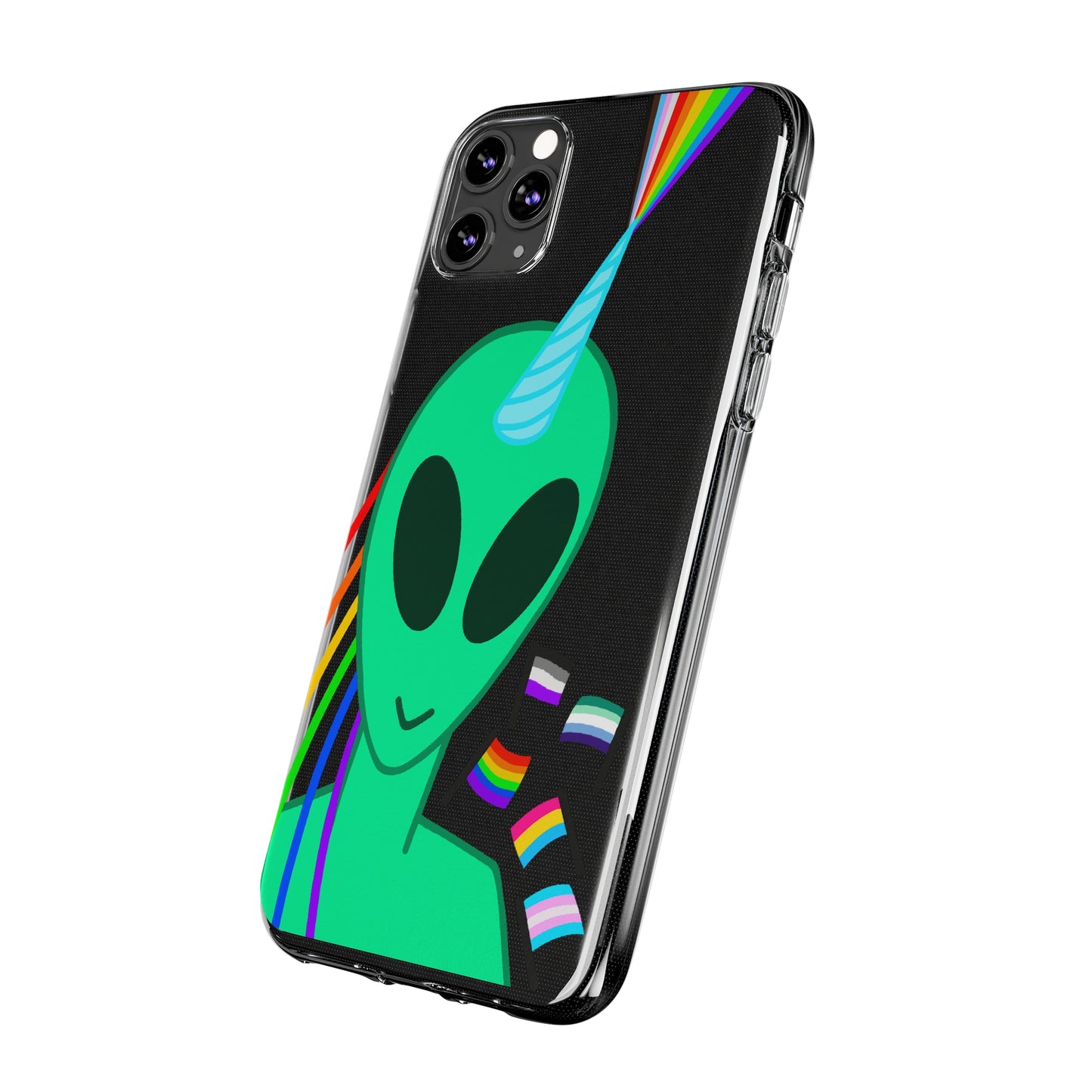 Gay Alien Clear Soft Phone Cases