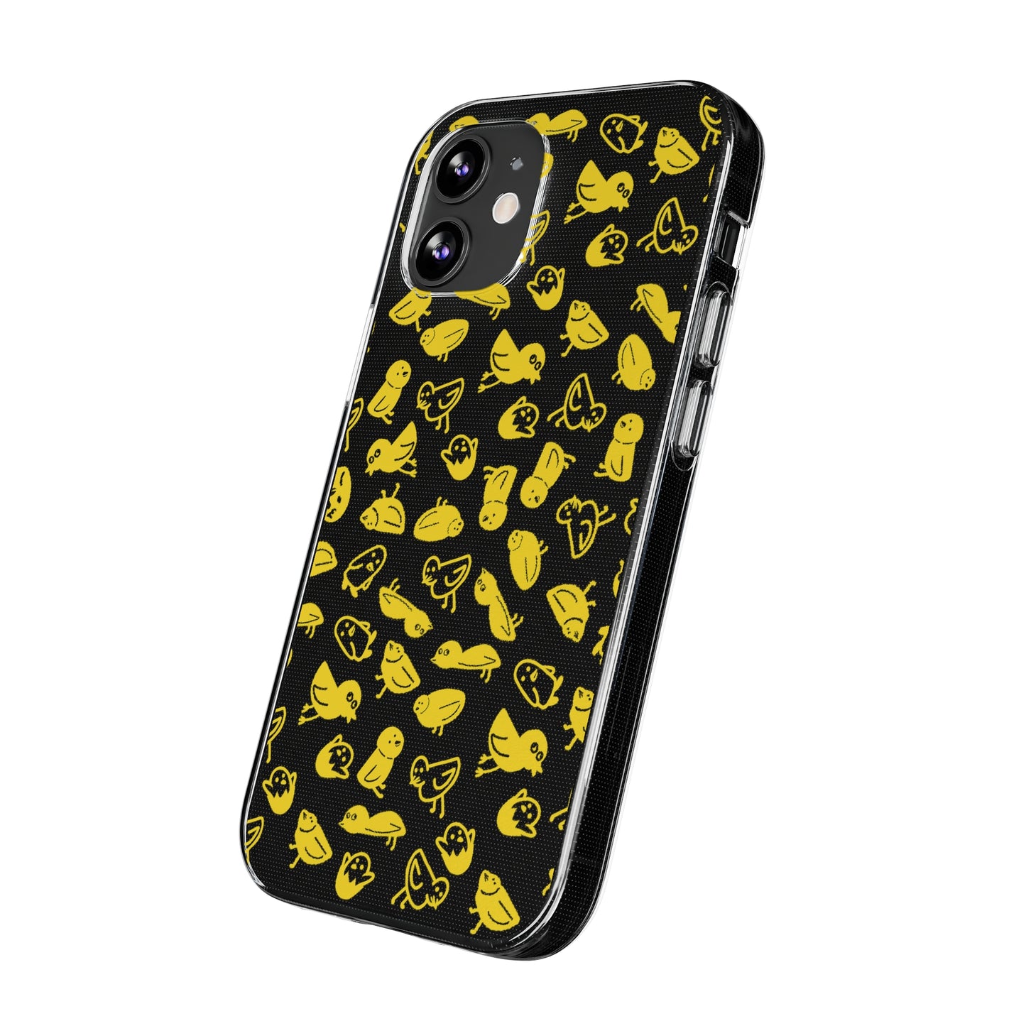 Silly Birds Clear Soft Phone Cases