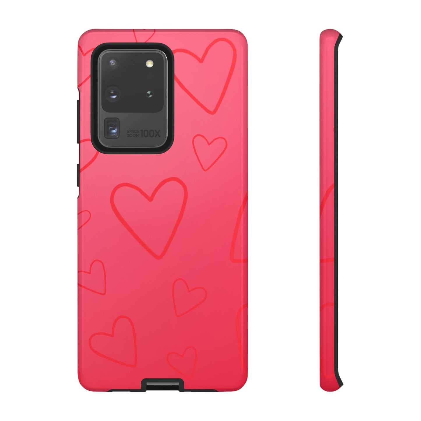 Hearts Red Tough Cases