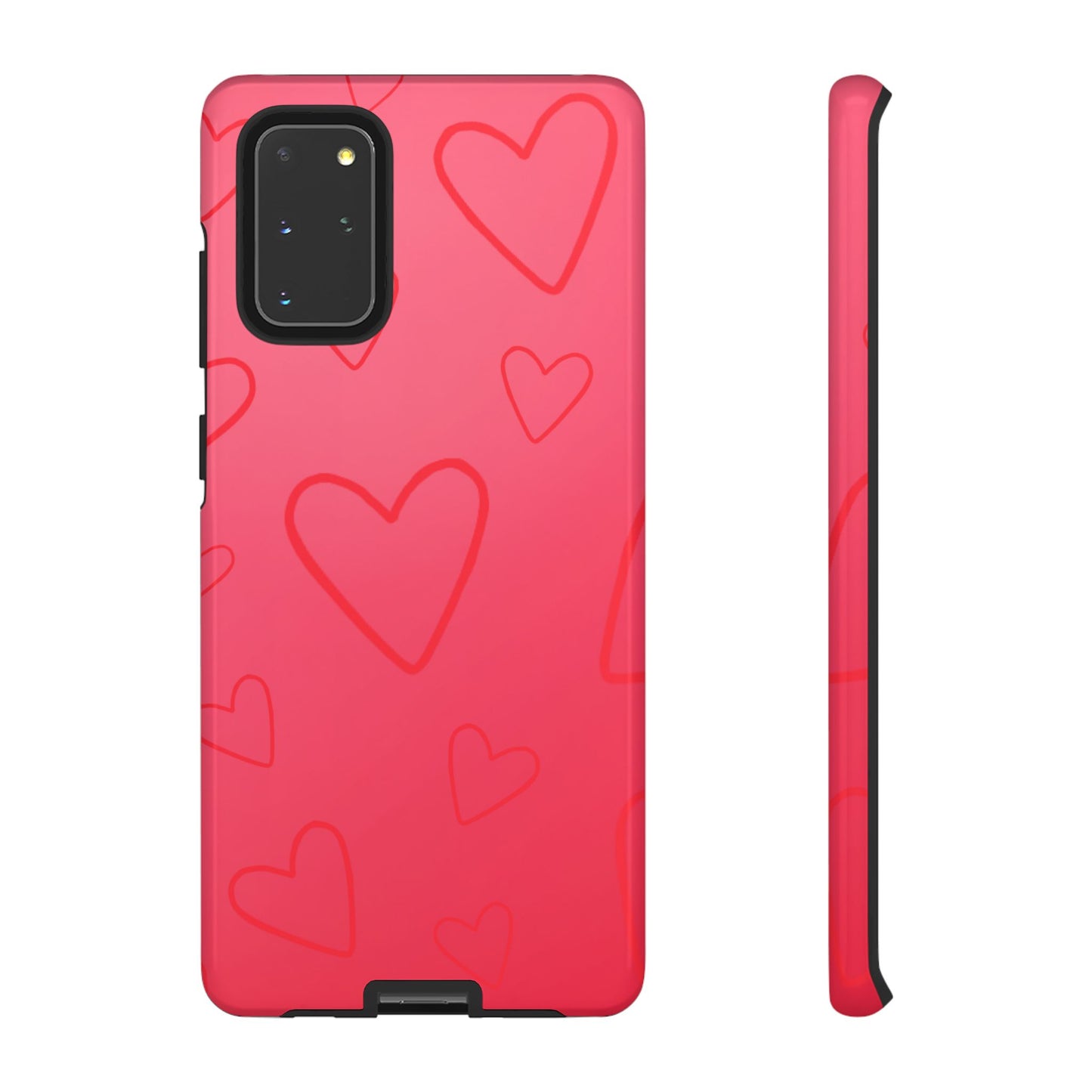 Hearts Red Tough Cases