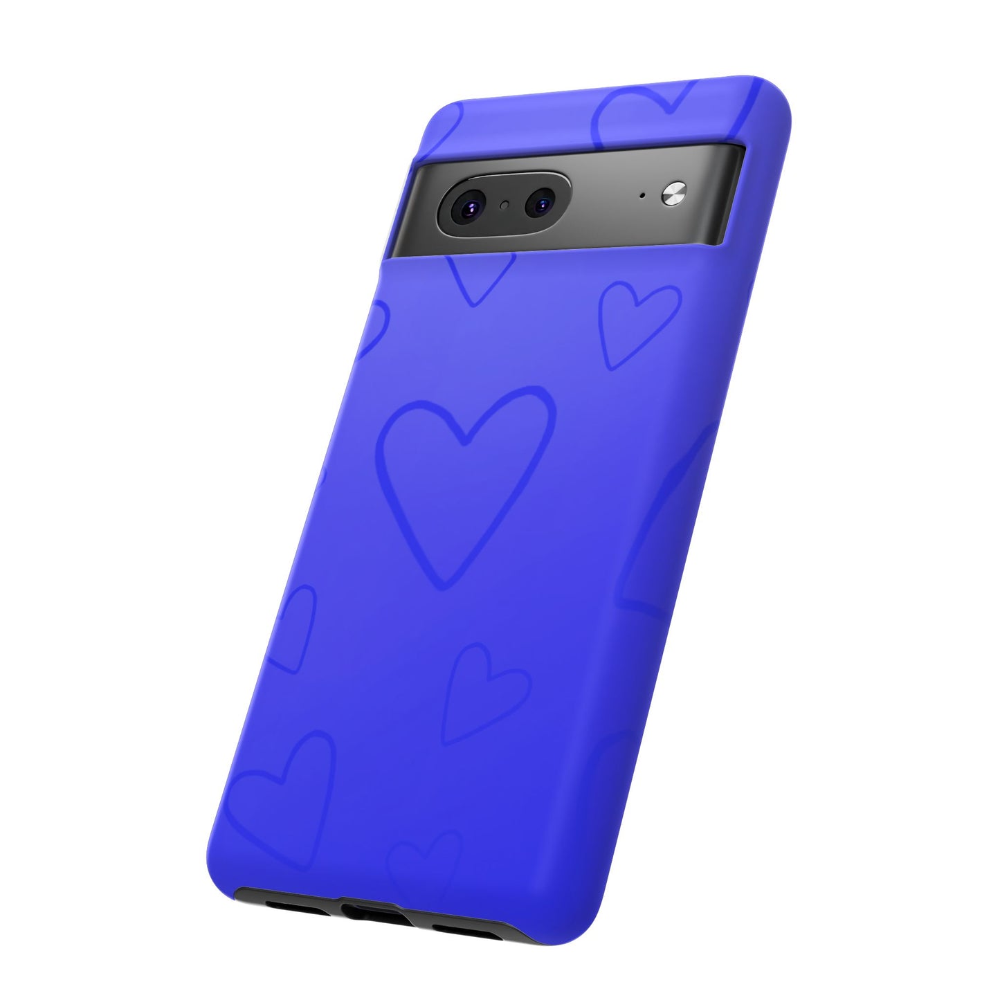 Hearts Blue Tough Cases