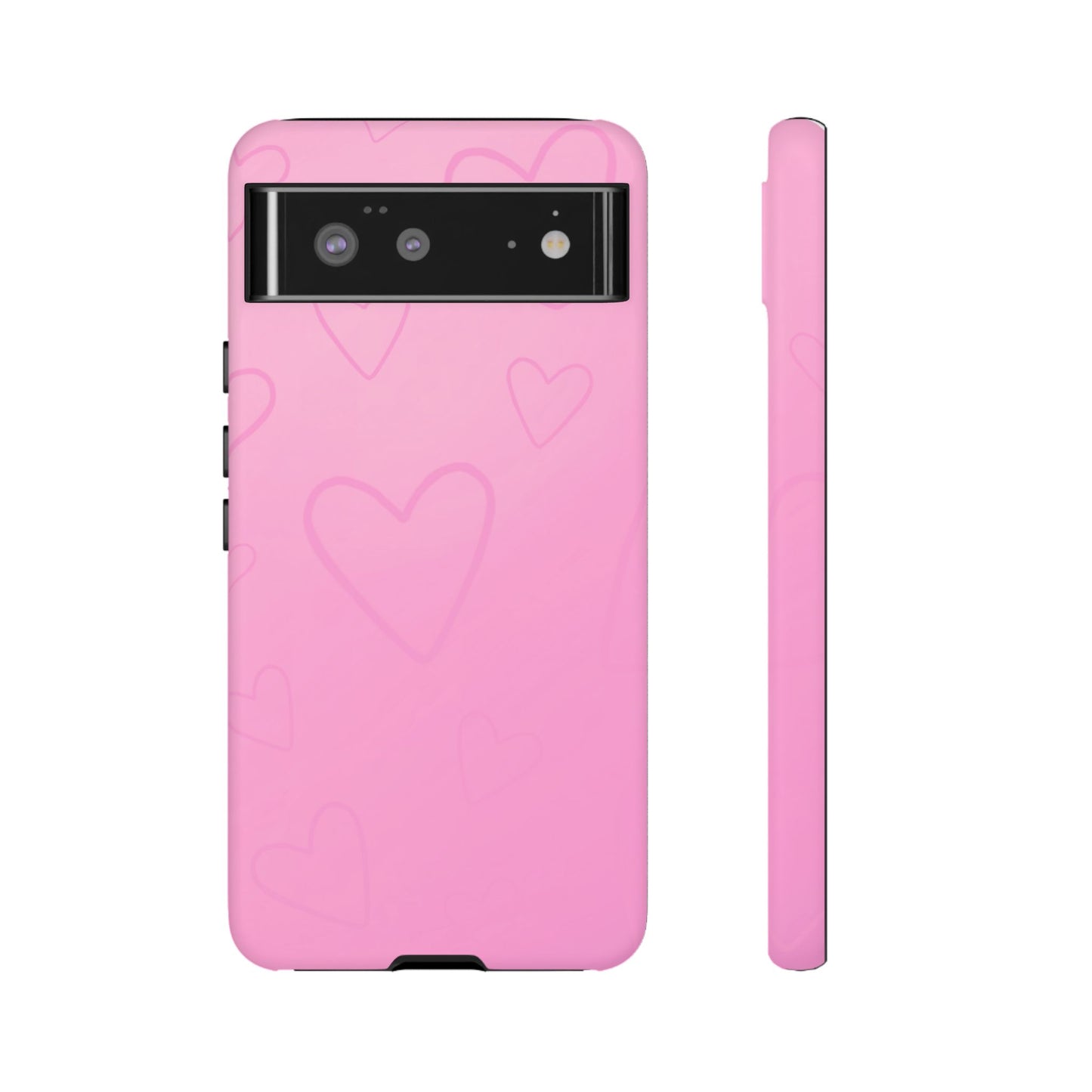 Hearts Pink Tough Cases