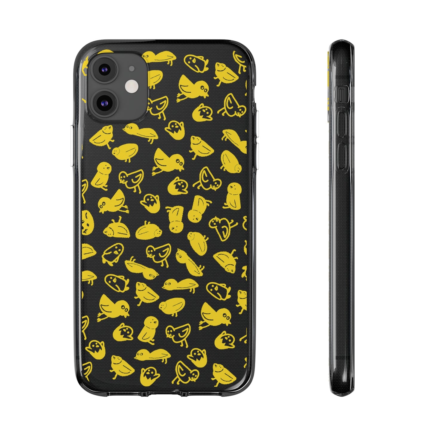 Silly Birds Clear Soft Phone Cases