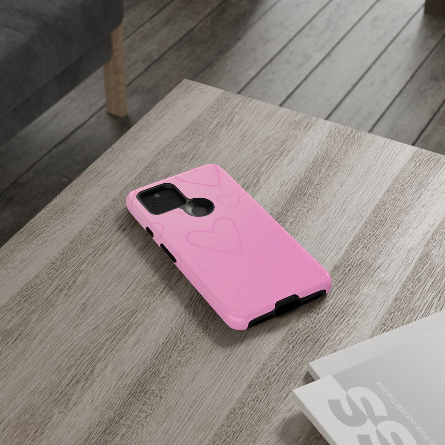 Hearts Pink Tough Cases