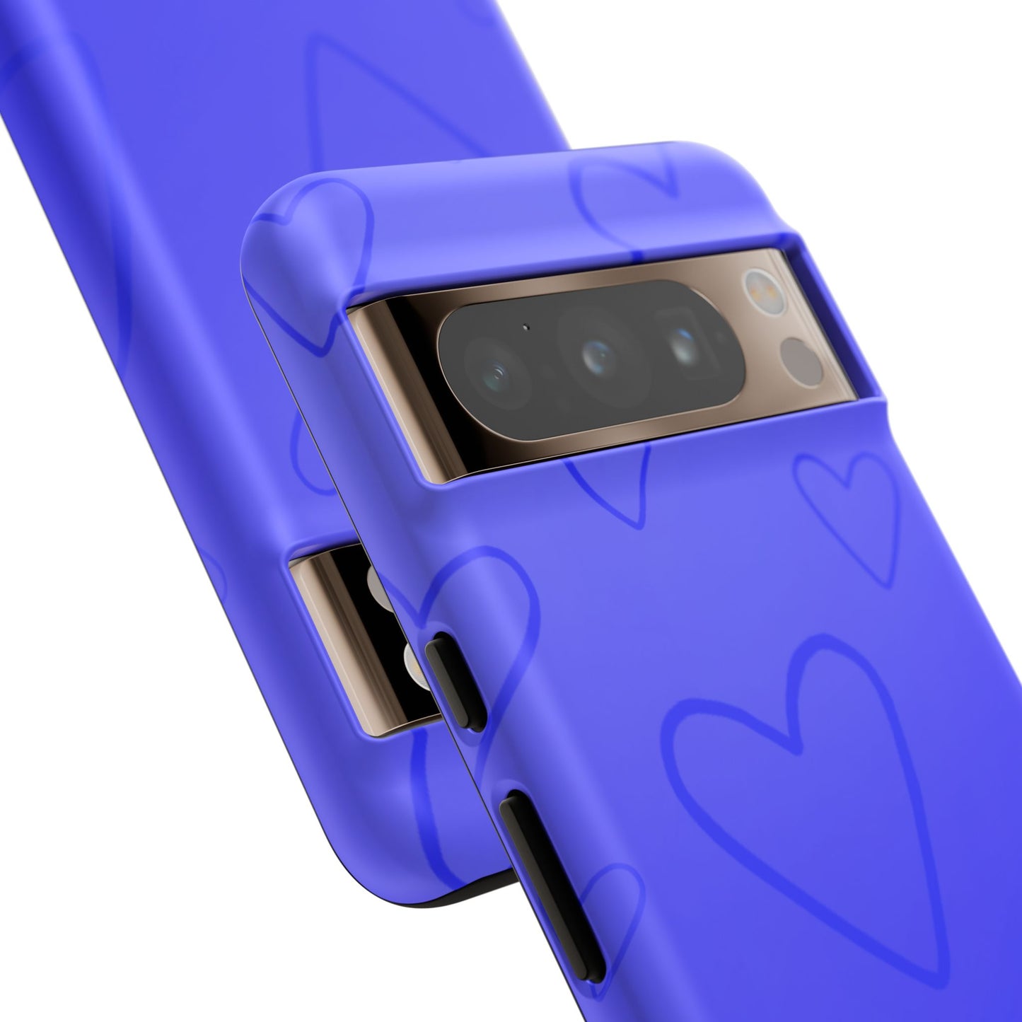 Hearts Blue Tough Cases