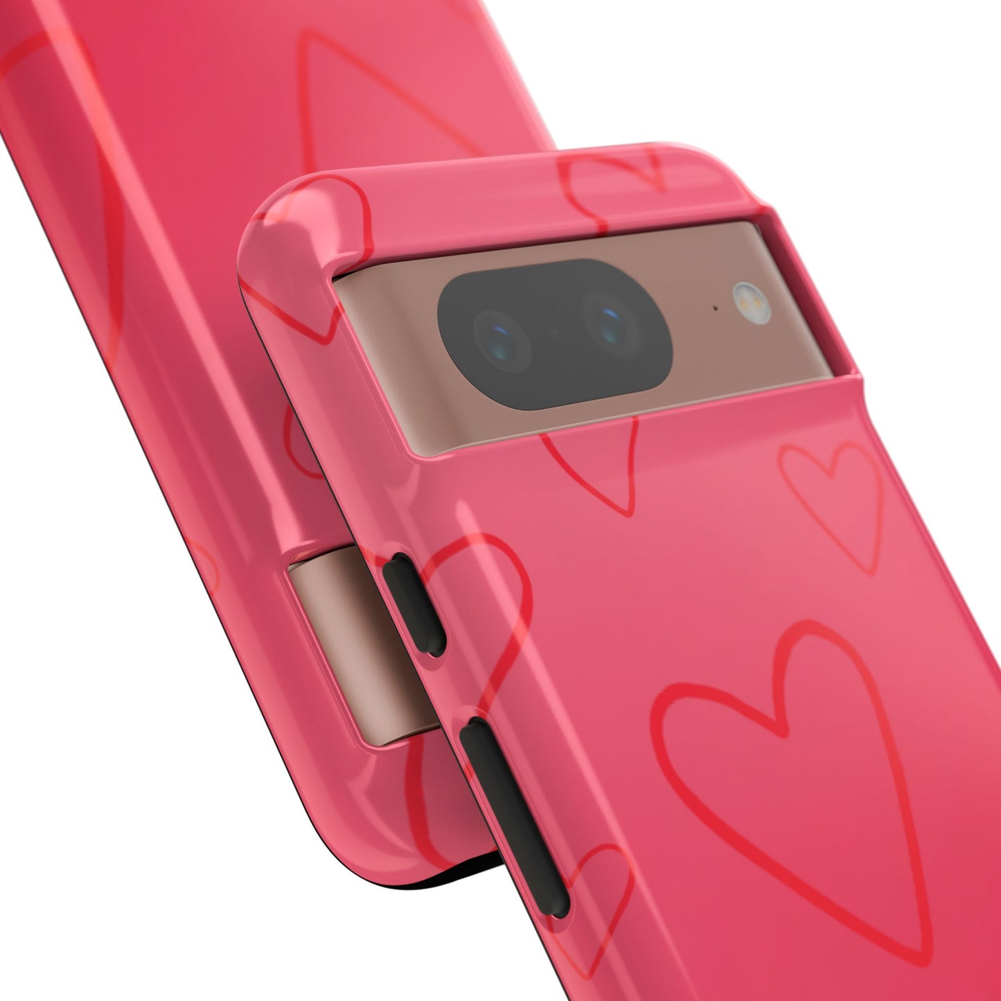 Hearts Red Tough Cases