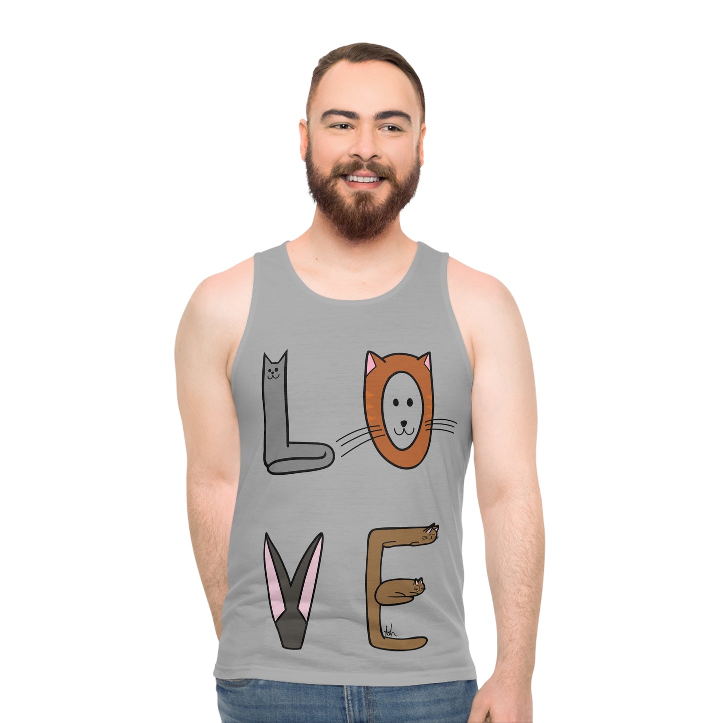 Love Cat Tank Top