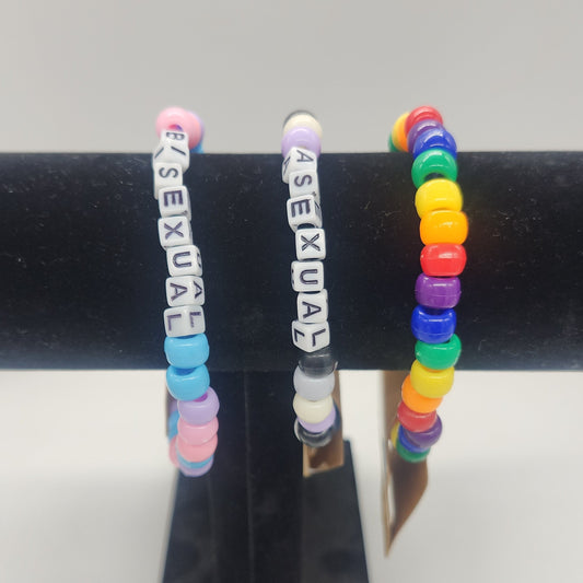 Beaded Pride Bracelets - Flag Colors