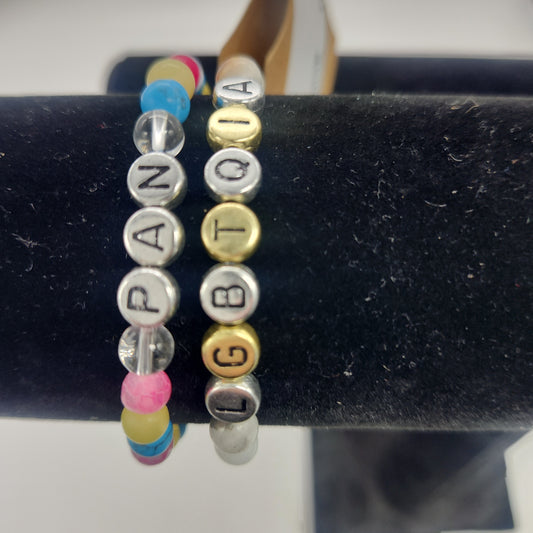 Gemstone Pride Bracelets