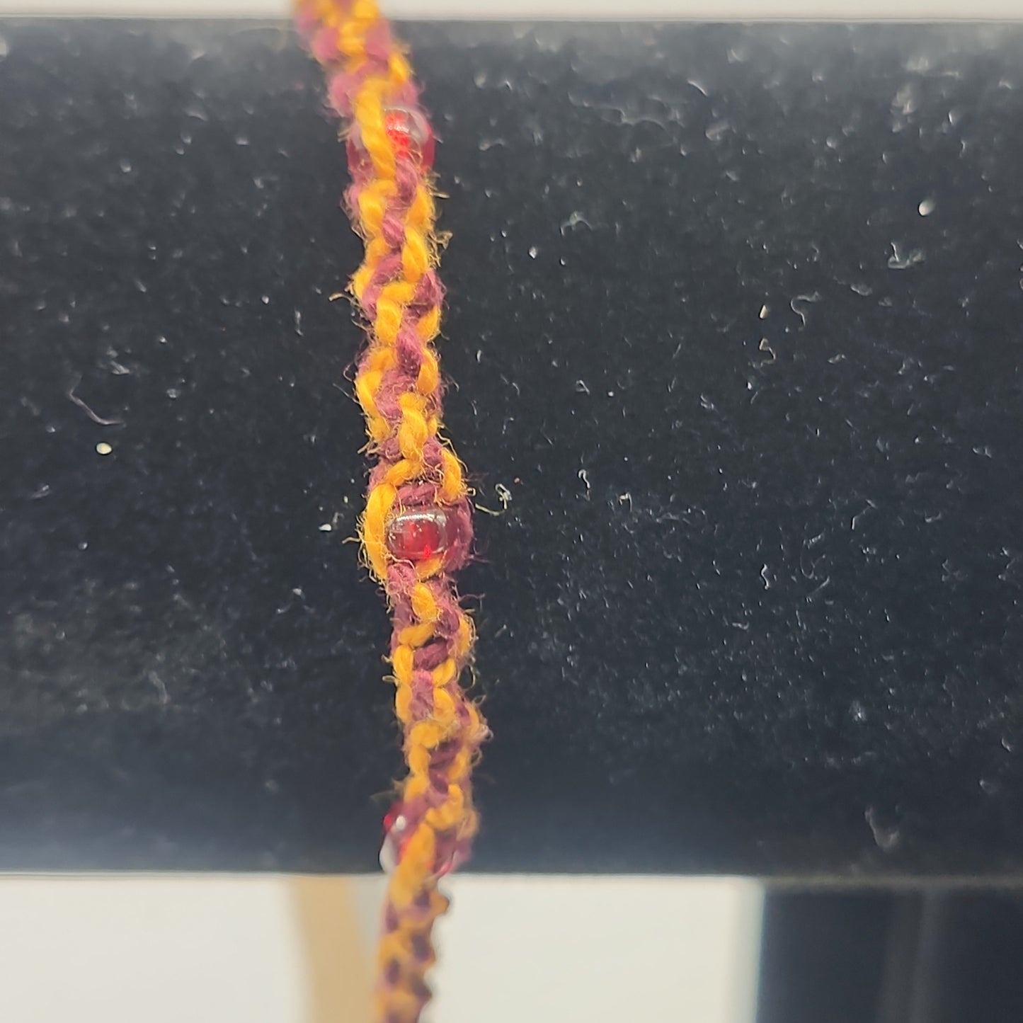 Woven Bead Bracelets with Loop Closure