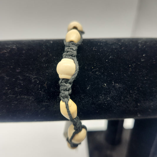 Woven Bead Bracelets with Loop Closure