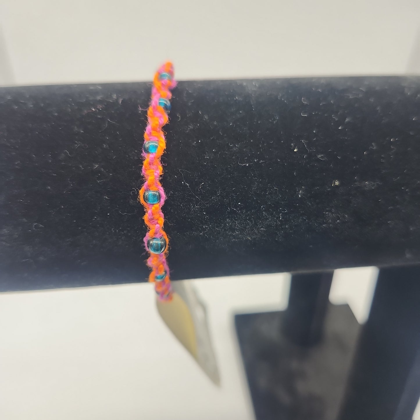 Woven Bead Bracelets with Loop Closure