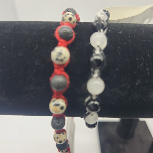 Woven Gemstone Bracelets