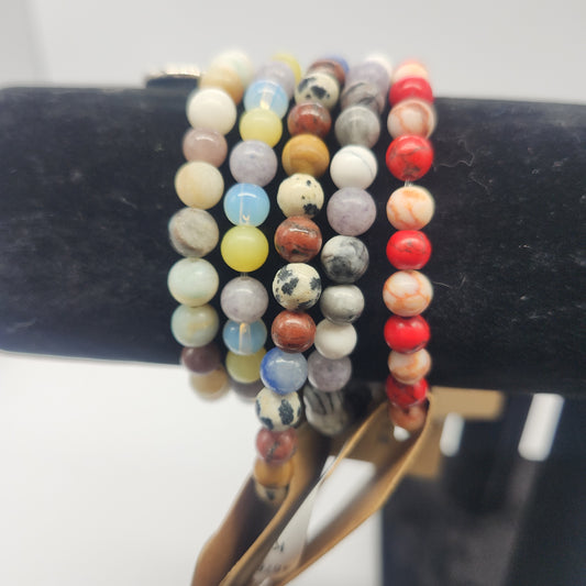 Beaded Gemstone Bracelets - Small Wrist Sizes