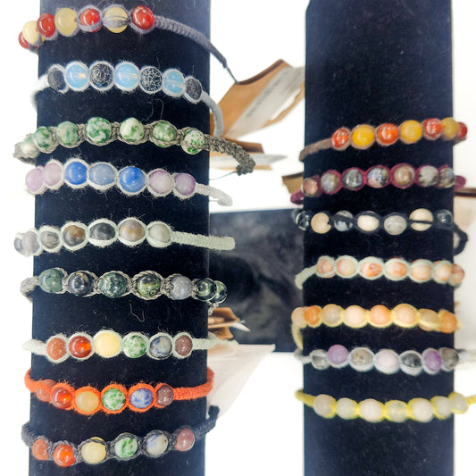 Woven Stone Bracelets