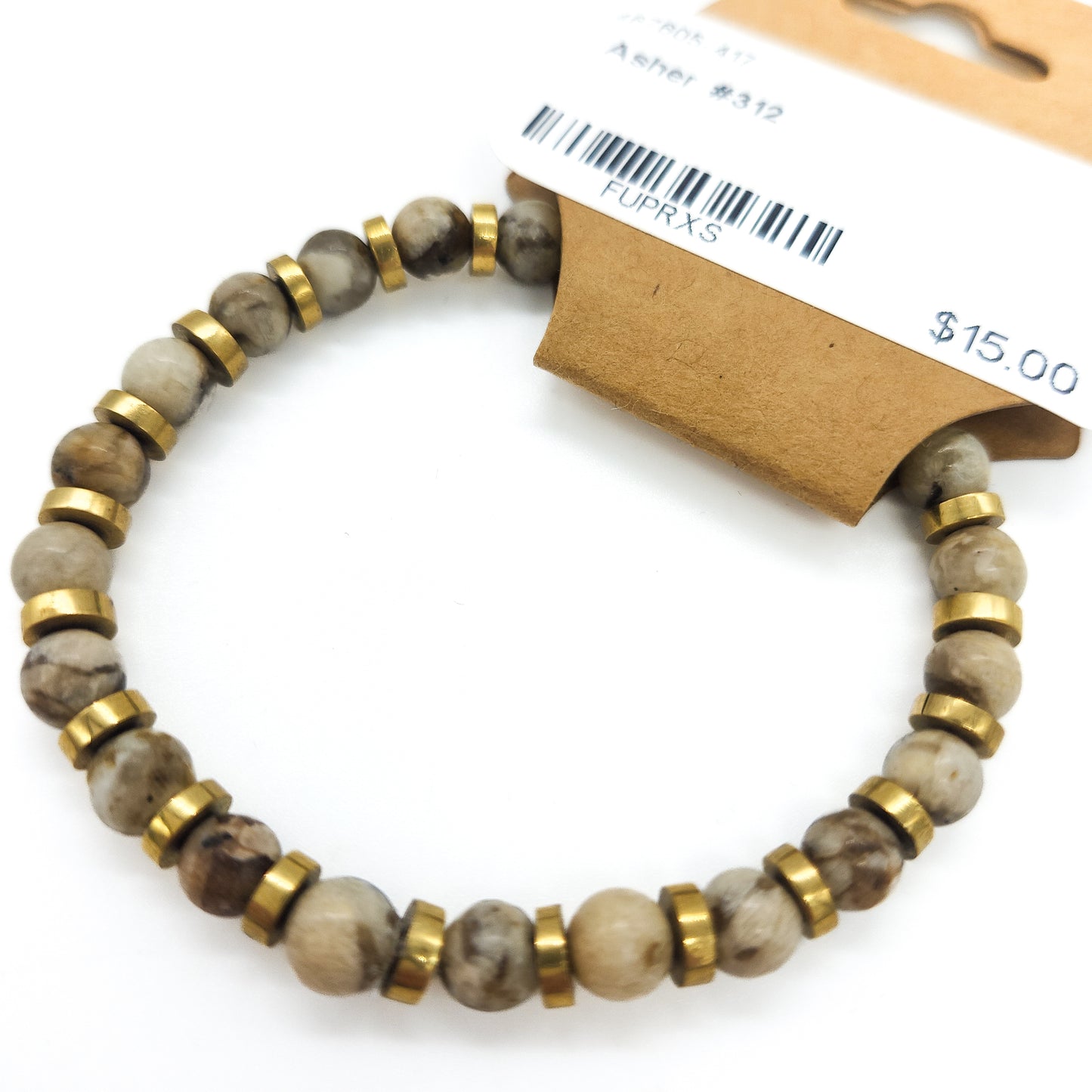 Neutral-Toned Gemstone Bracelets