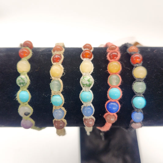 Woven Chakra Bracelets