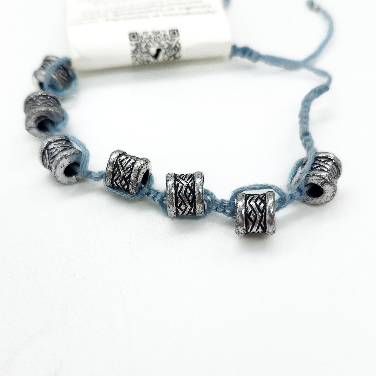 Woven Bead Bracelets with Sliding Closure