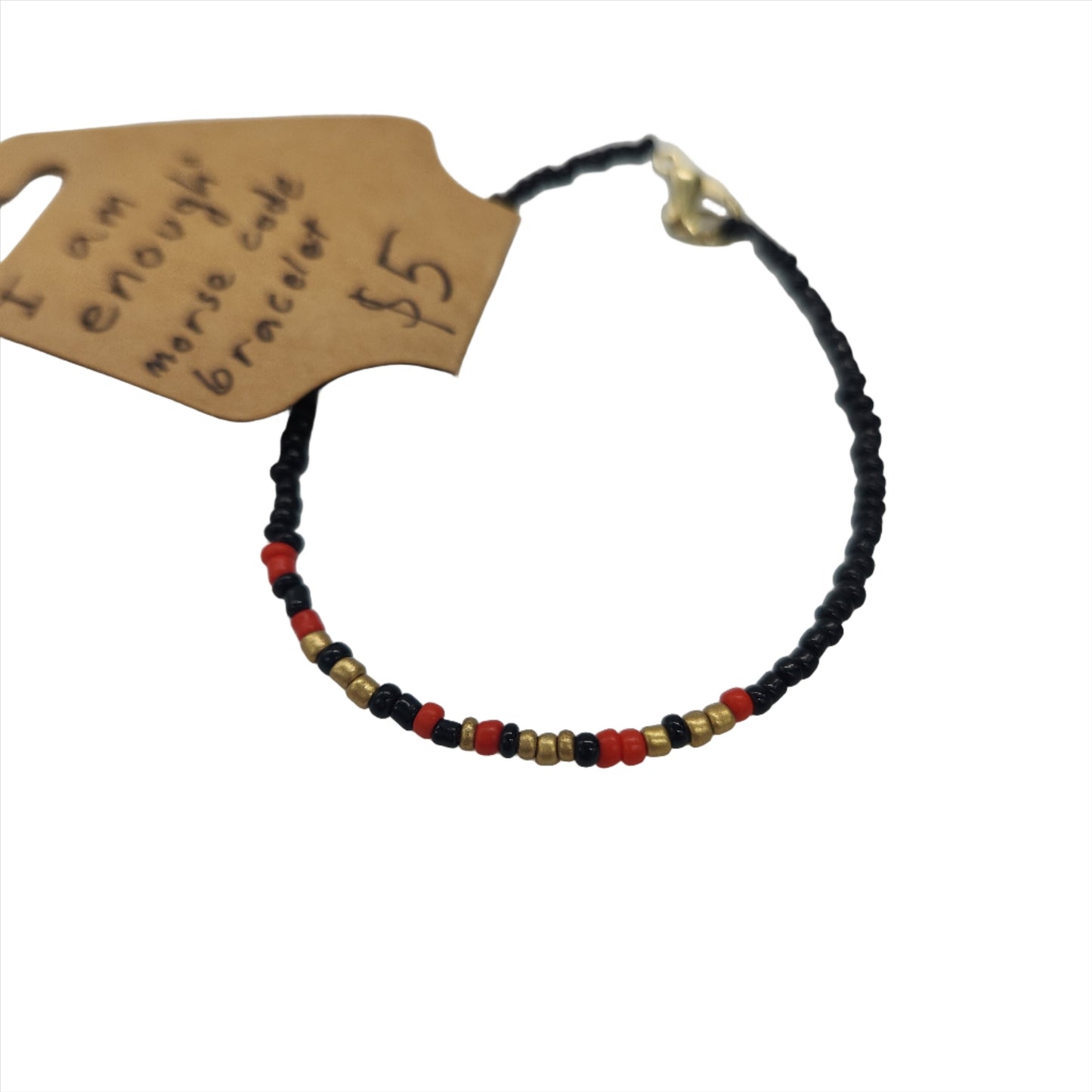 Morse Code Bracelets - Miniature Beads