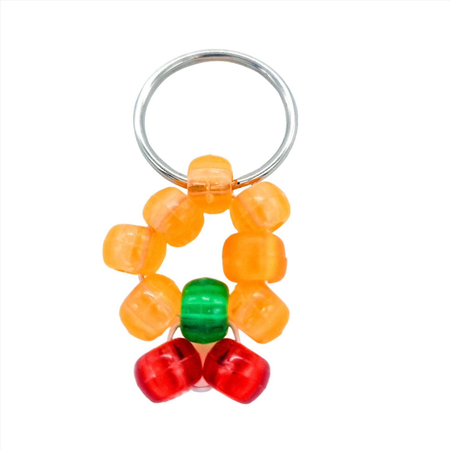 Beaded Cherry Keychains