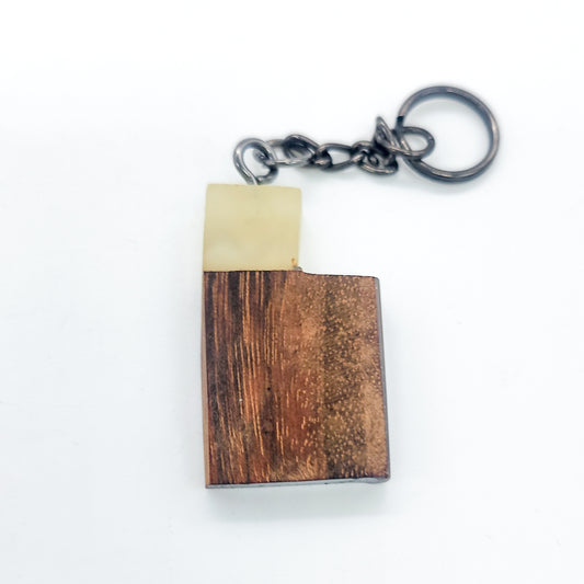 Wood and Resin Keychains