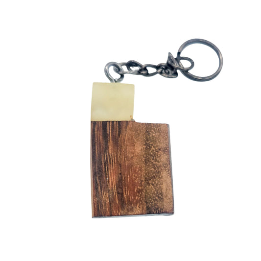 Wood and Resin Keychains