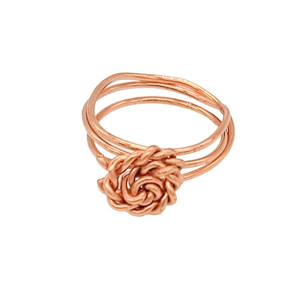 Hand-Crafted Copper Rings