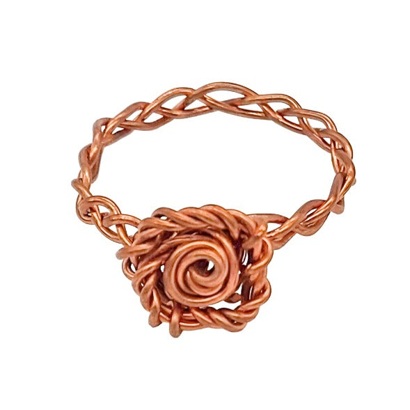 Hand-Crafted Copper Rings