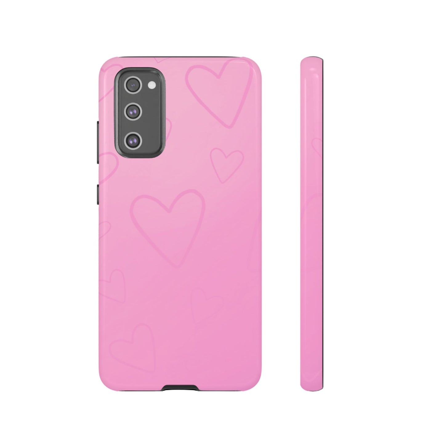 Hearts Pink Tough Cases