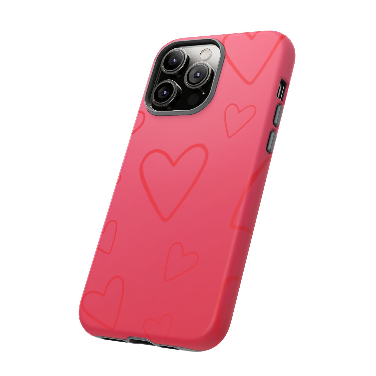 Hearts Red Tough Cases