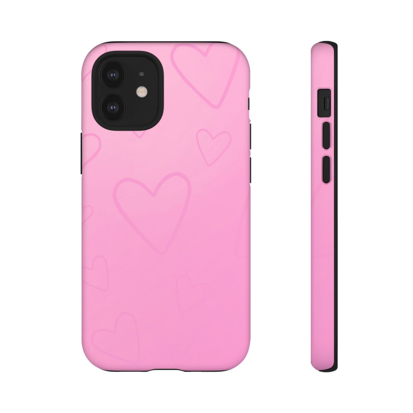 Hearts Pink Tough Cases