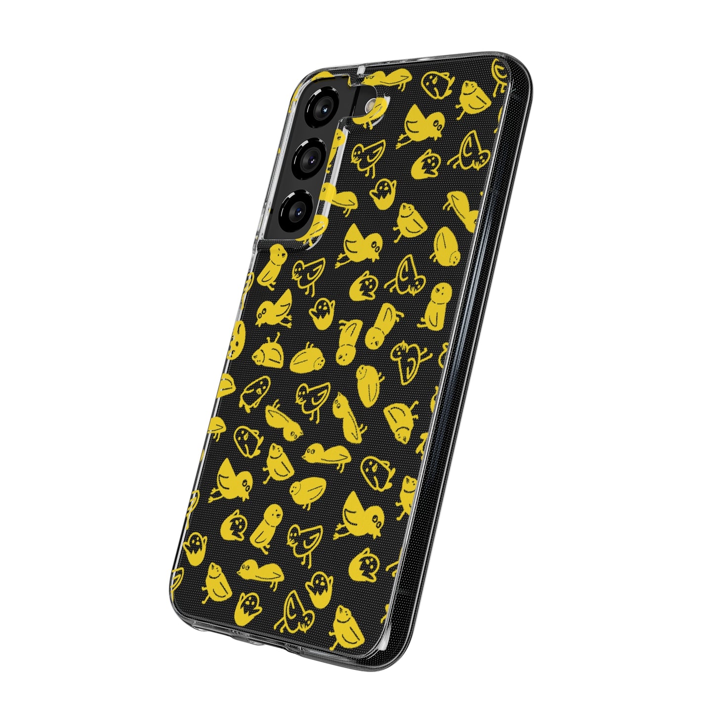 Silly Birds Clear Soft Phone Cases