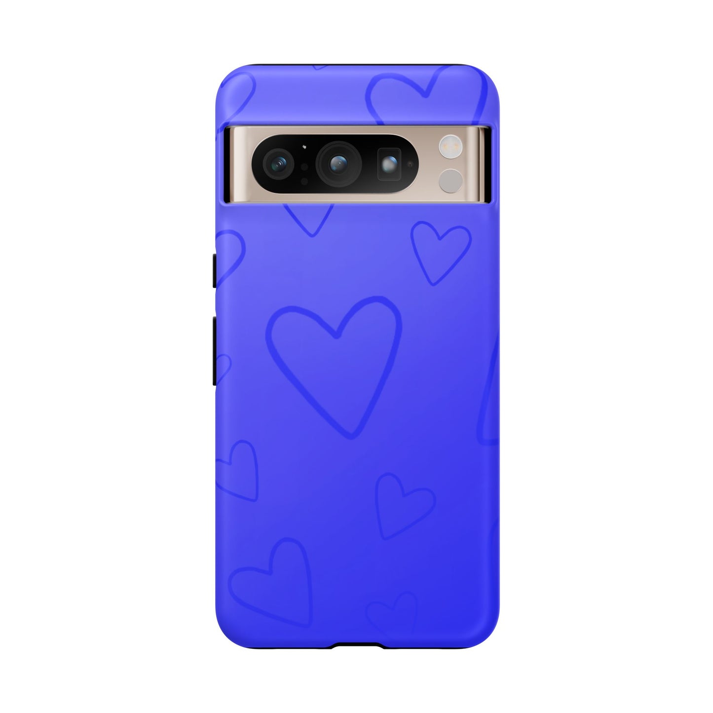 Hearts Blue Tough Cases