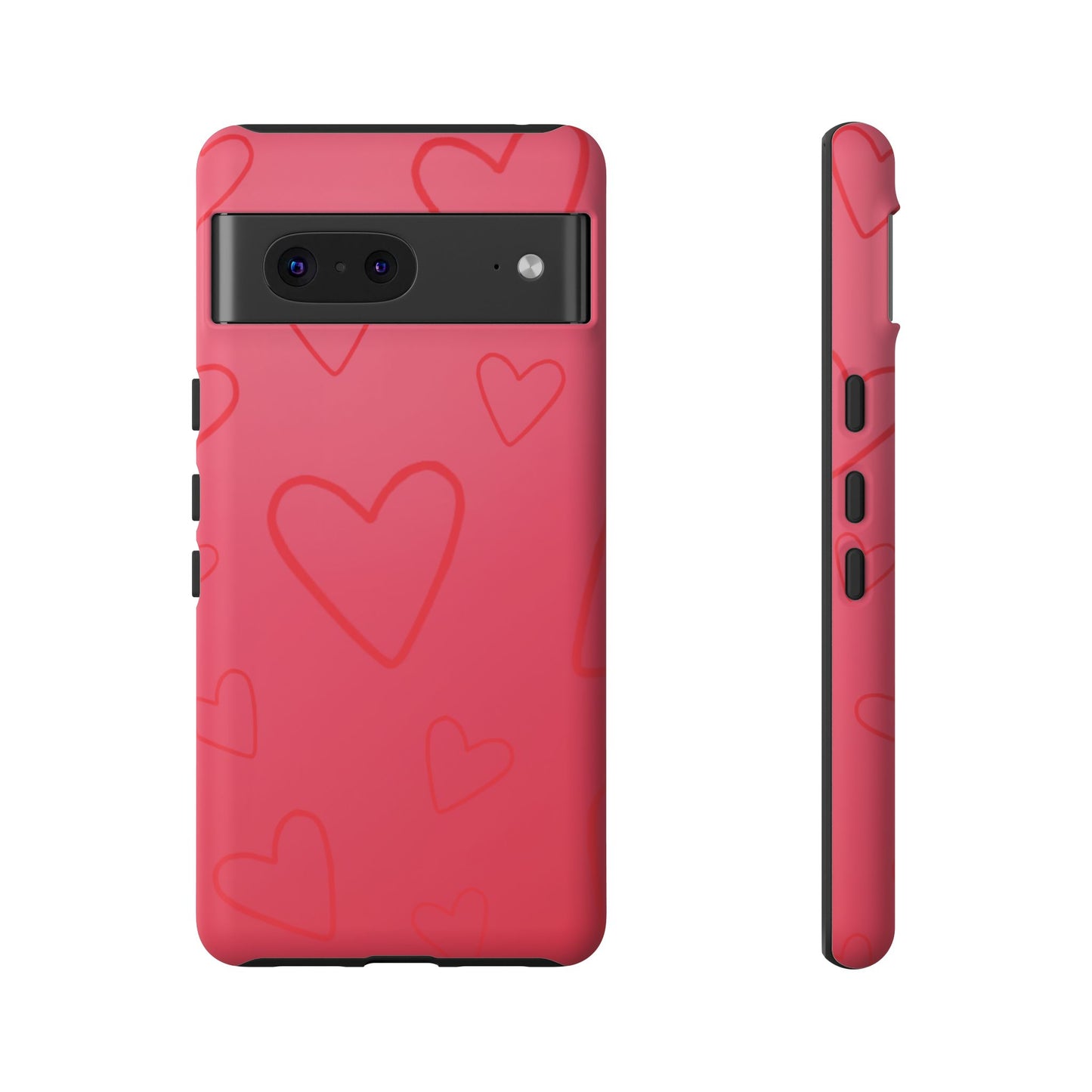 Hearts Red Tough Cases