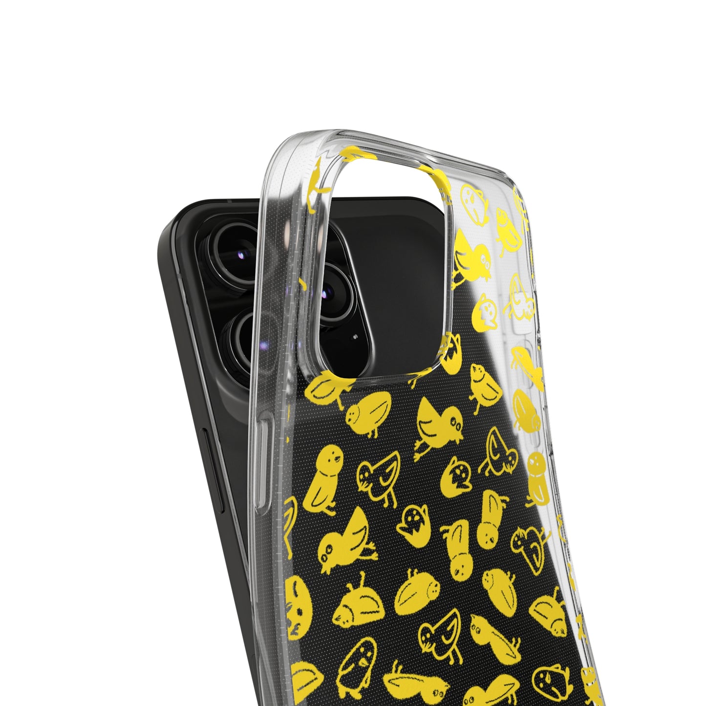 Silly Birds Clear Soft Phone Cases