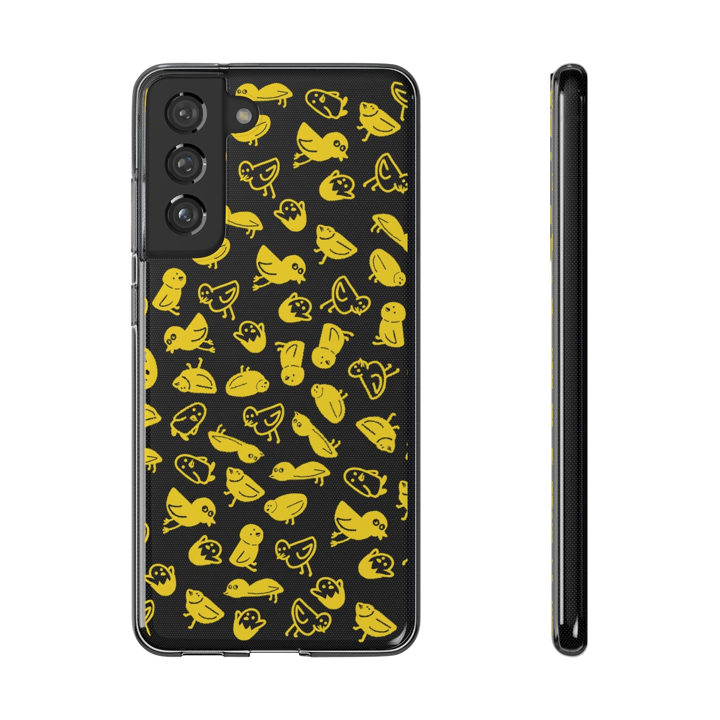 Silly Birds Clear Soft Phone Cases