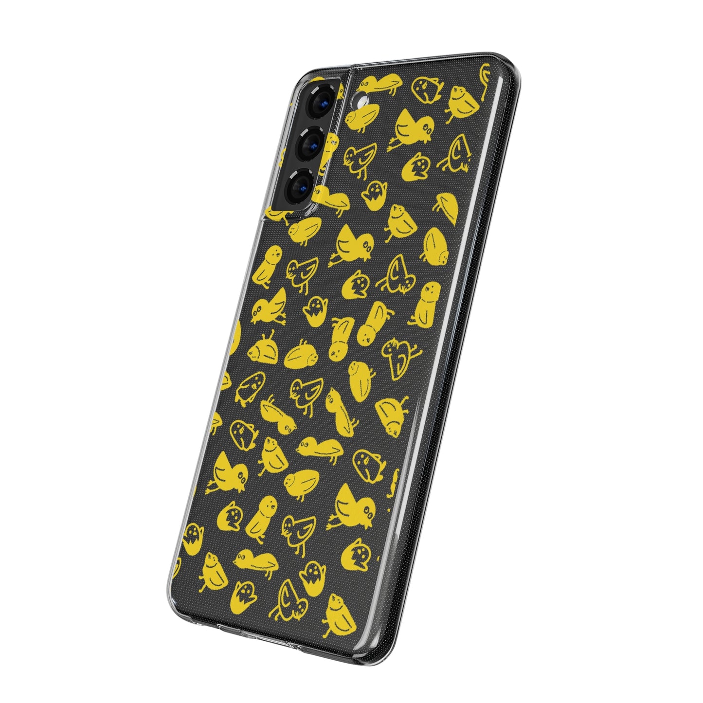 Silly Birds Clear Soft Phone Cases