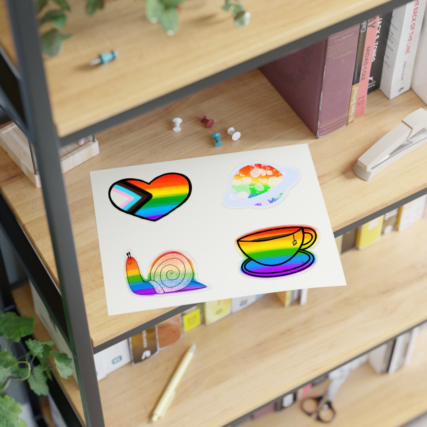 Rainbow Pride Sticker Sheets