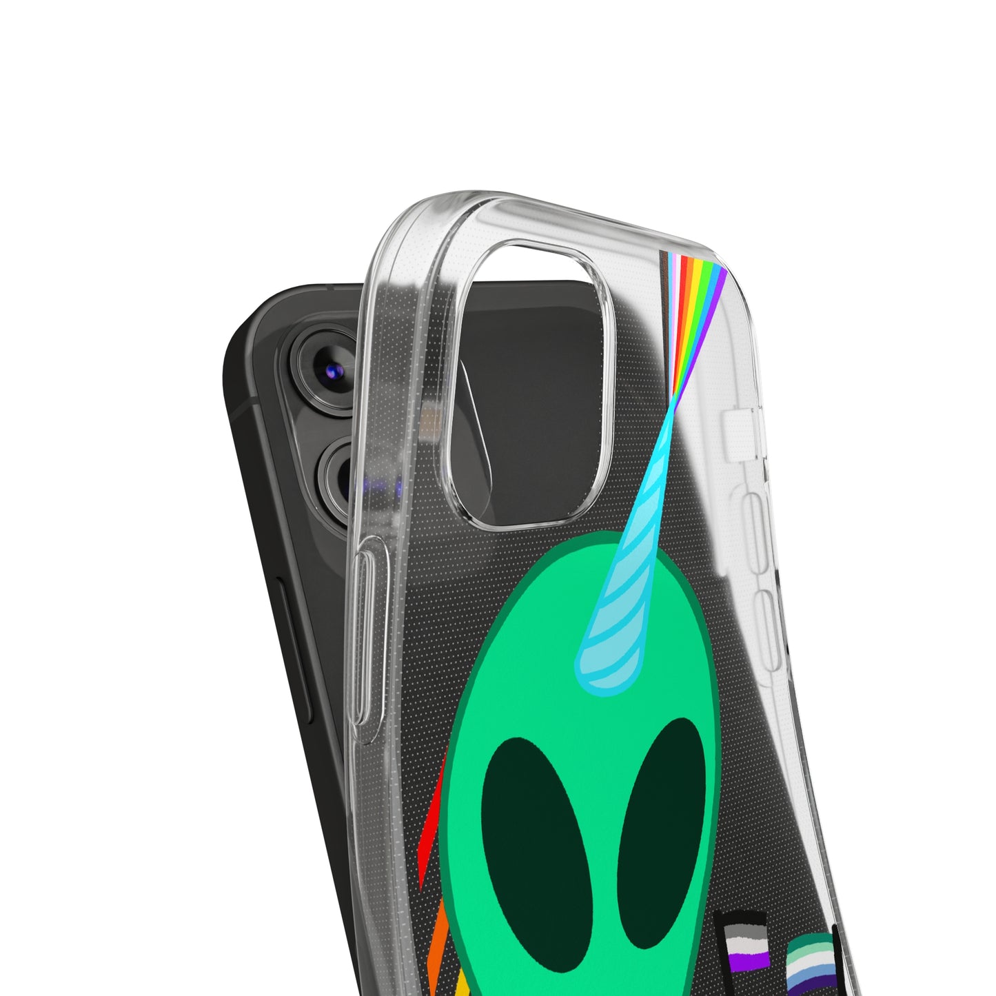 Gay Alien Clear Soft Phone Cases