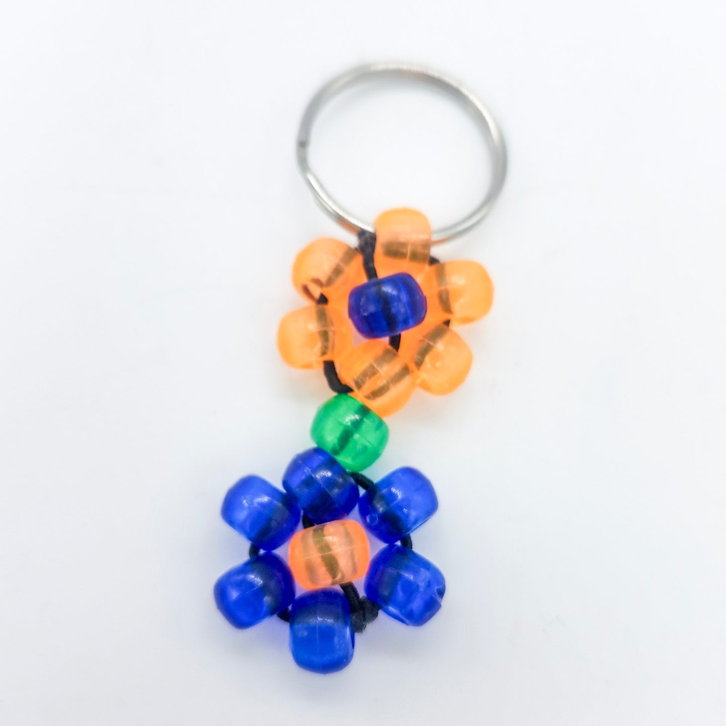 Beaded Flower Keychains