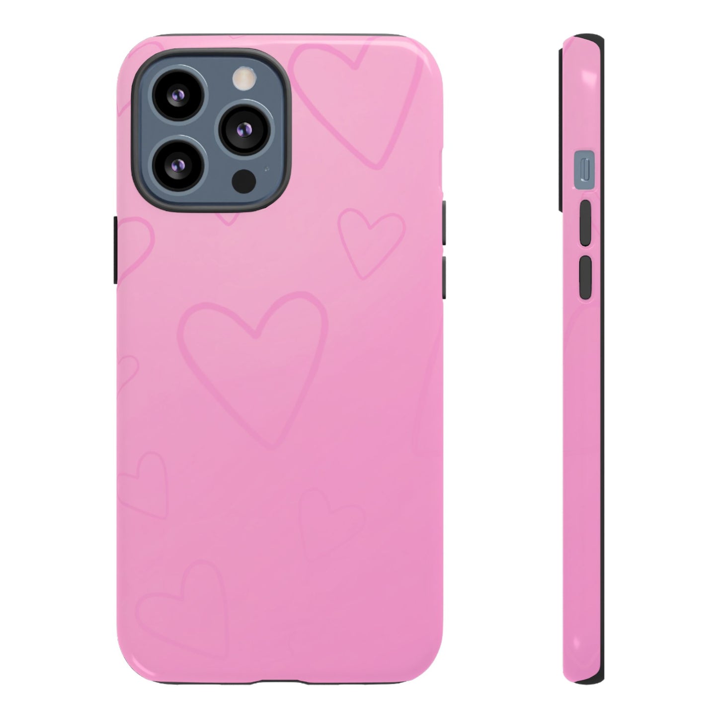 Hearts Pink Tough Cases