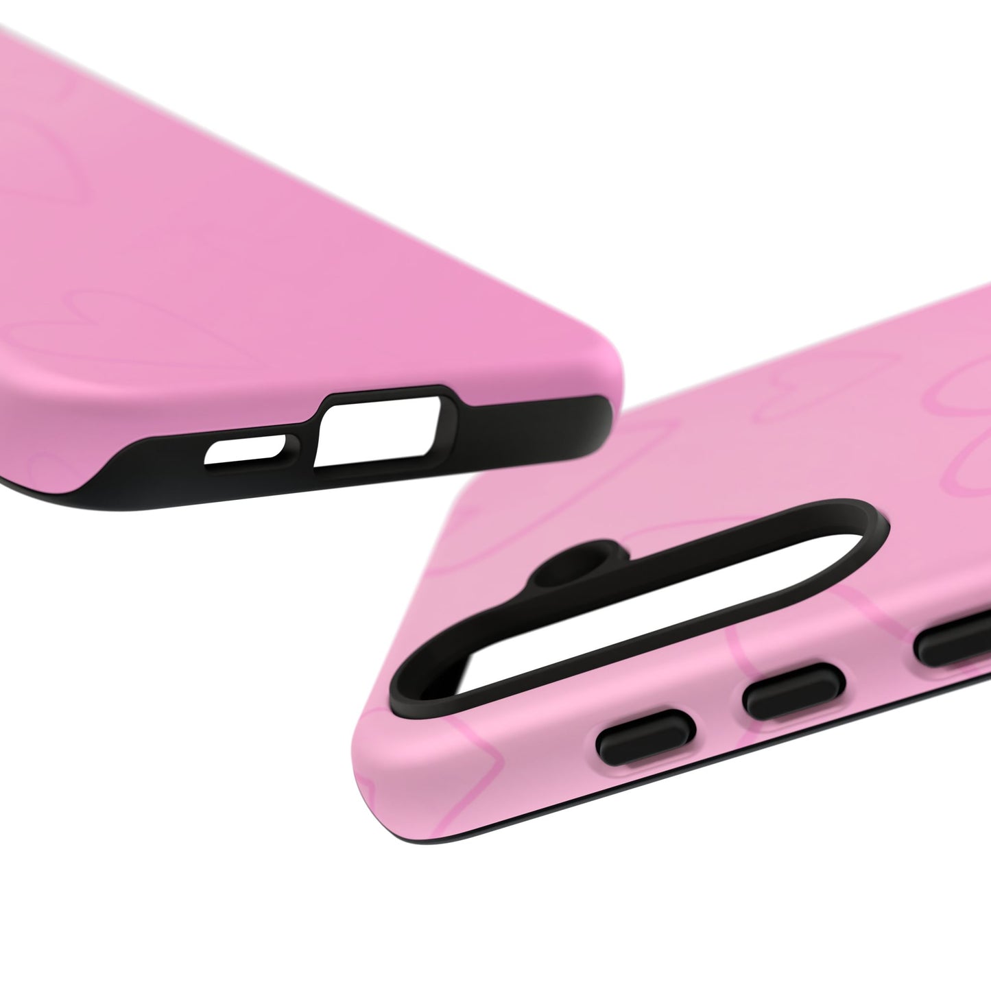 Hearts Pink Tough Cases