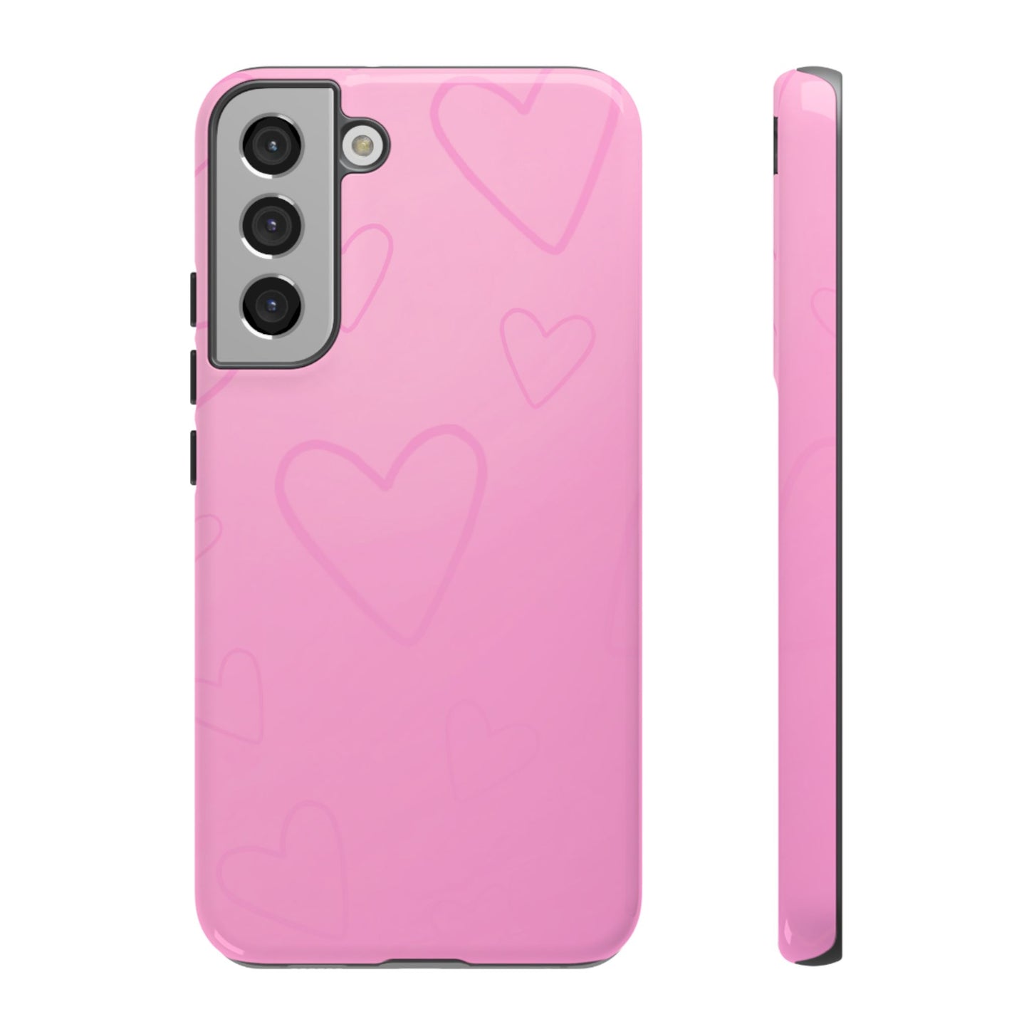 Hearts Pink Tough Cases