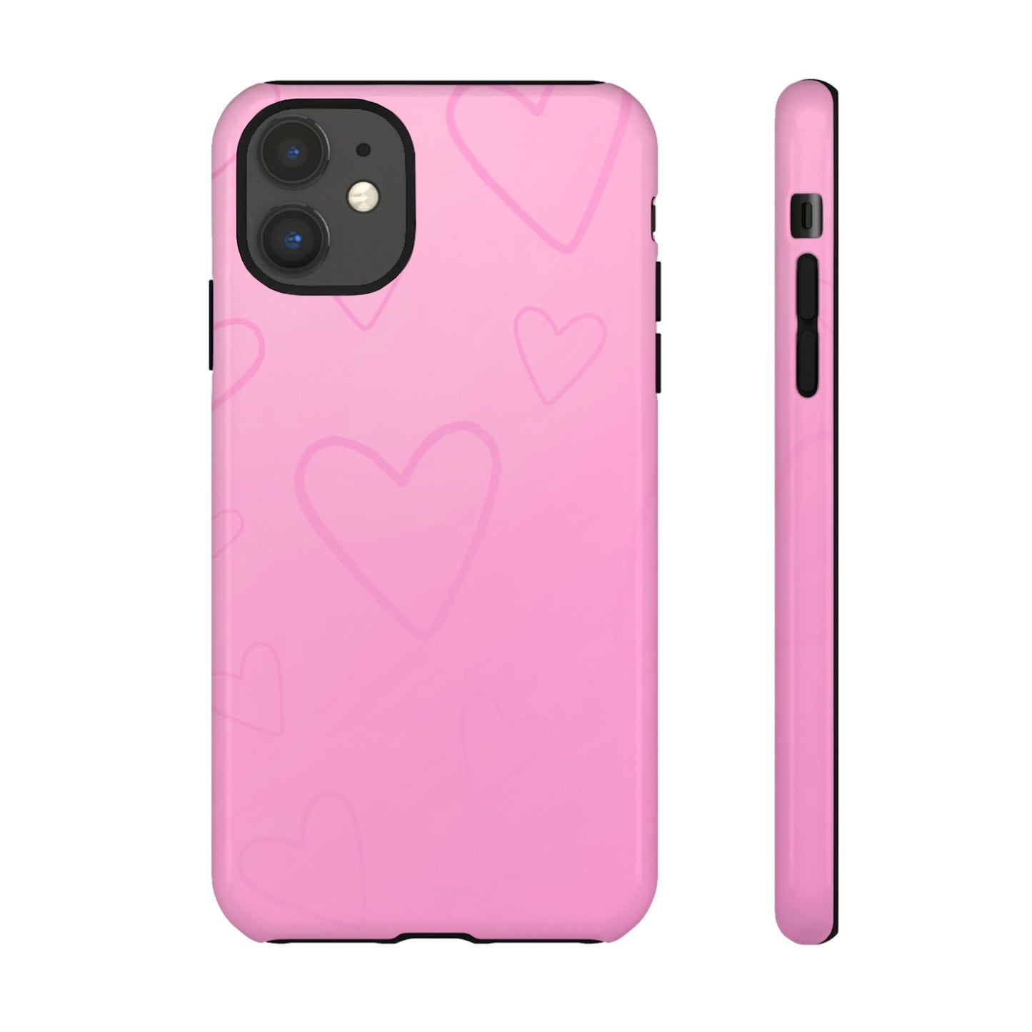 Hearts Pink Tough Cases