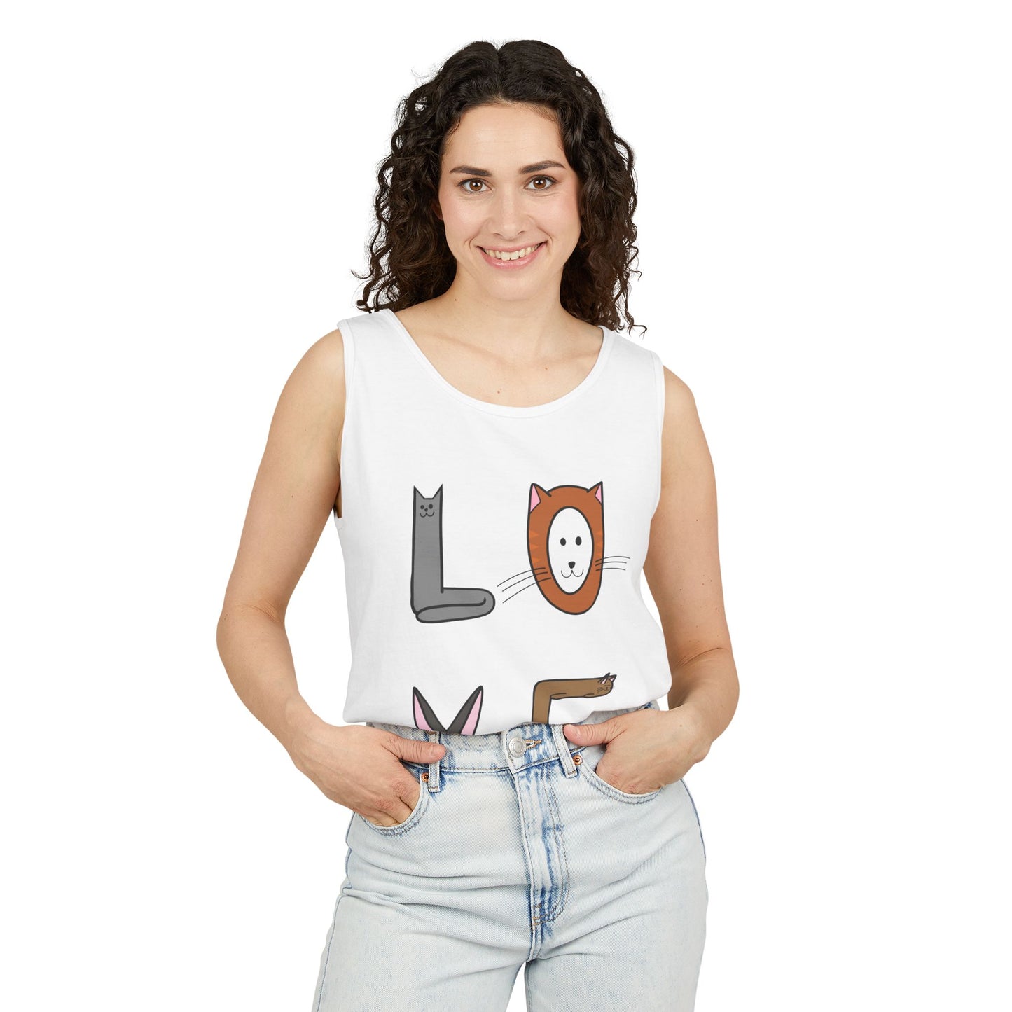 Love Cat Tank Top