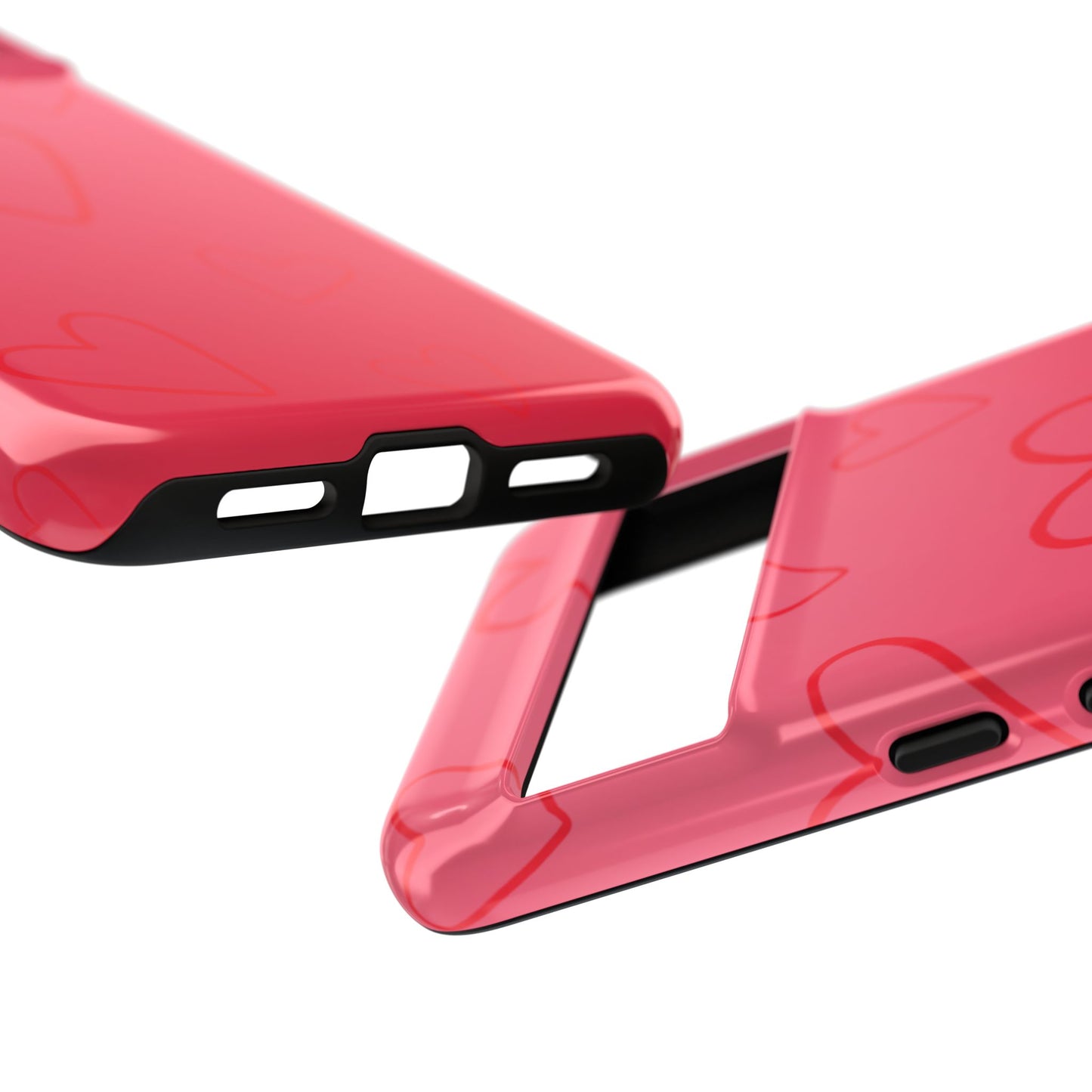 Hearts Red Tough Cases