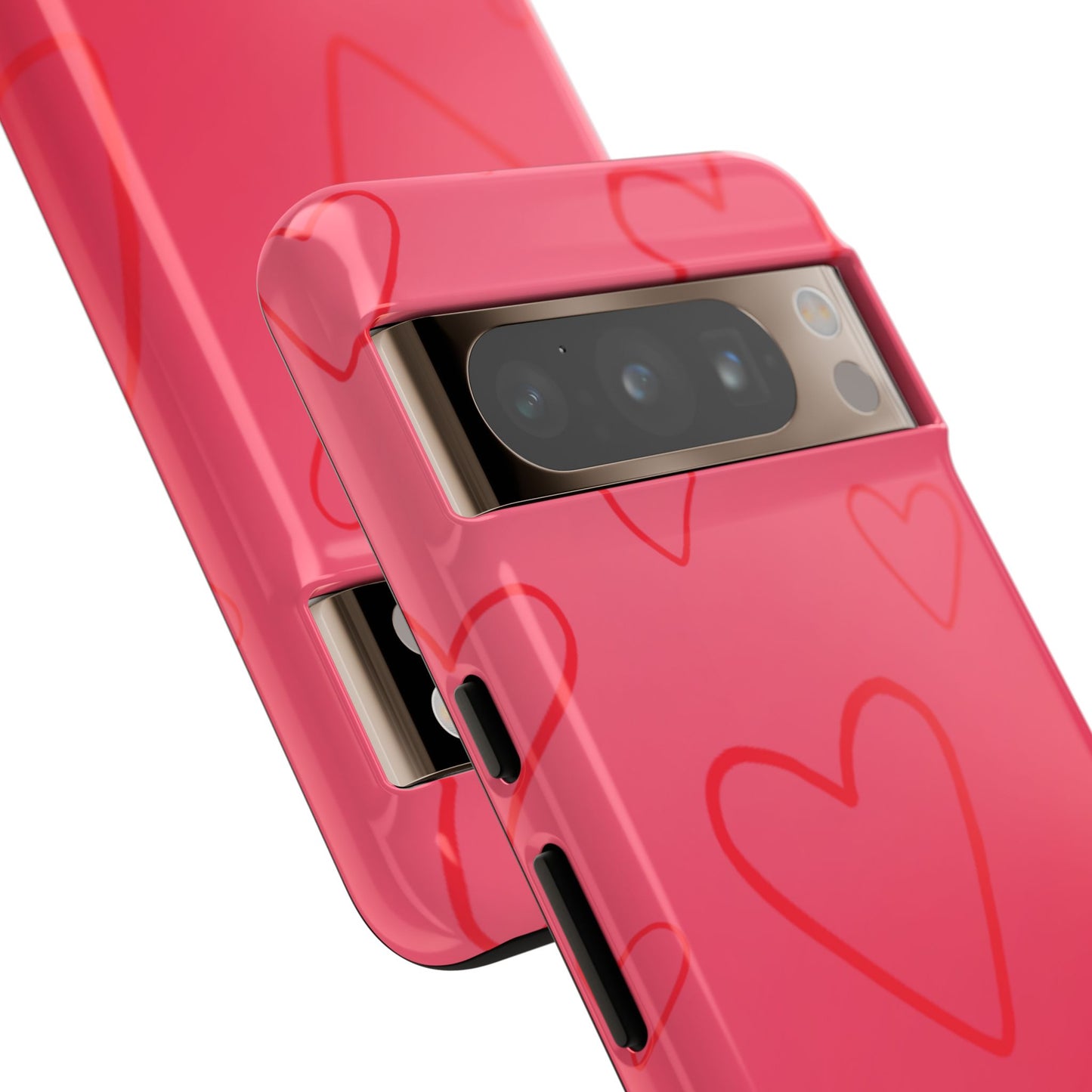 Hearts Red Tough Cases