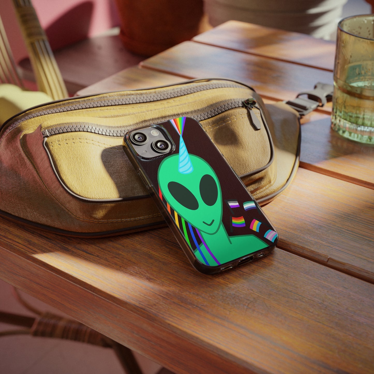 Gay Alien Clear Soft Phone Cases