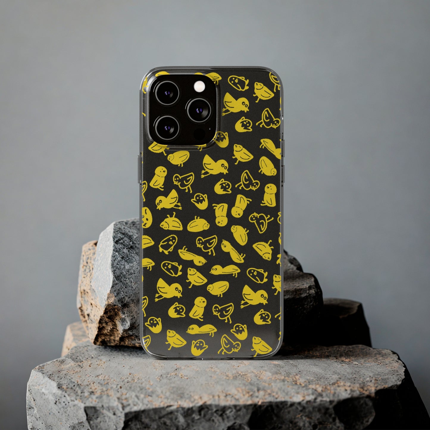 Silly Birds Clear Soft Phone Cases