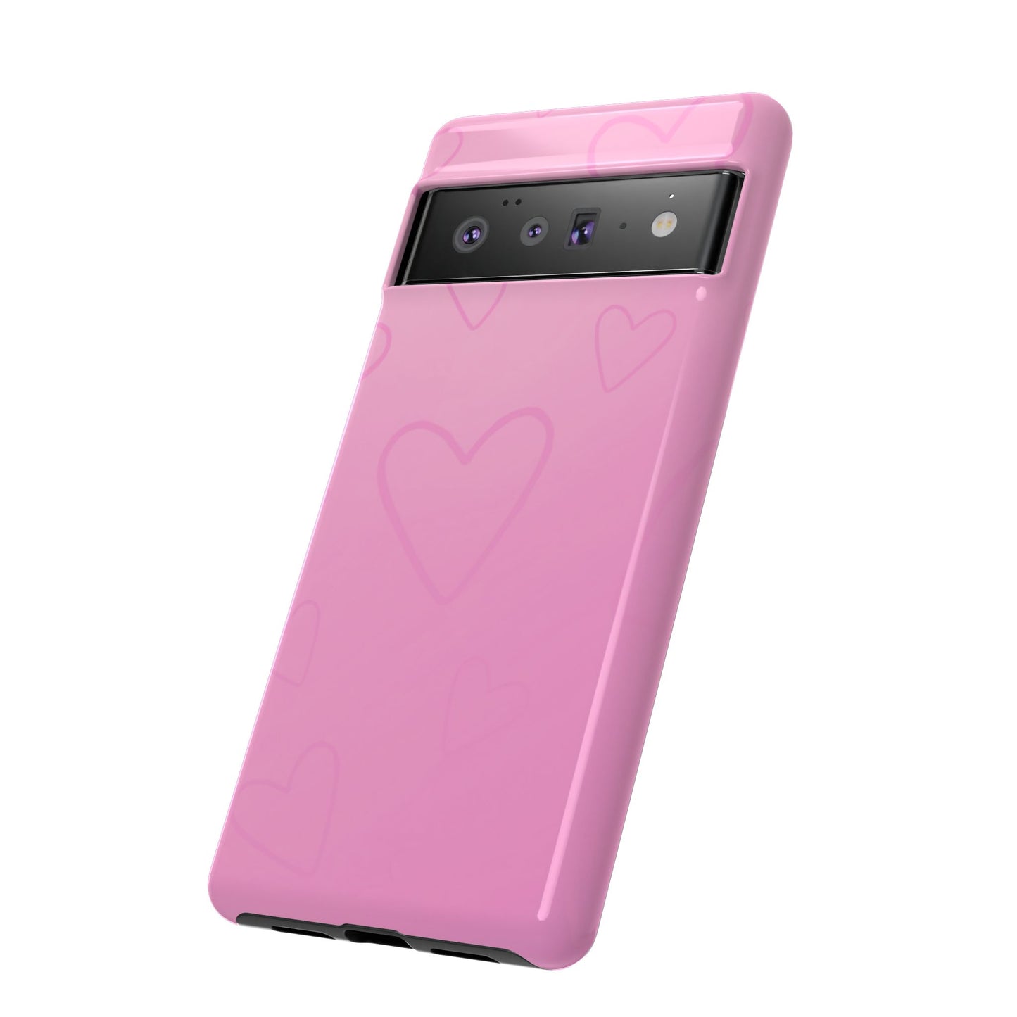 Hearts Pink Tough Cases